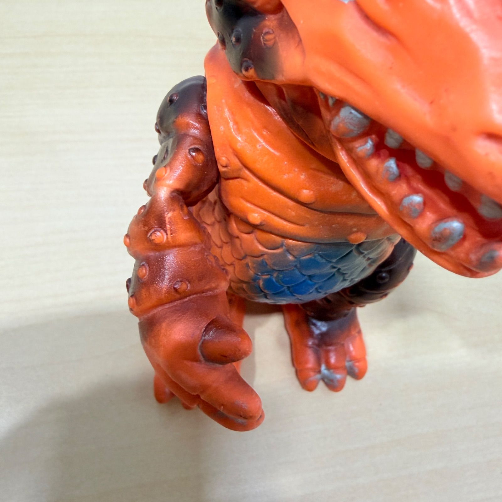 当時物ジャンク】マスダヤ 地中怪獣ゼロン（ゼノン）ソフビ スペクトル