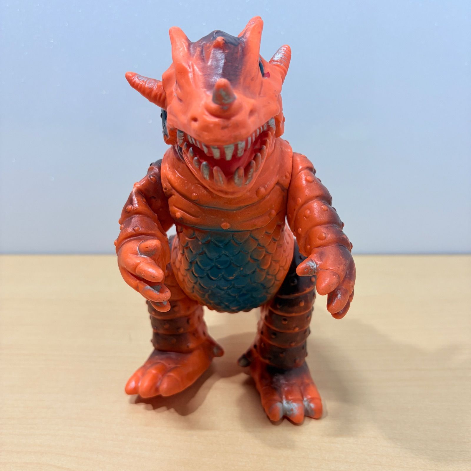 当時物ジャンク】マスダヤ 地中怪獣ゼロン（ゼノン）ソフビ スペクトル