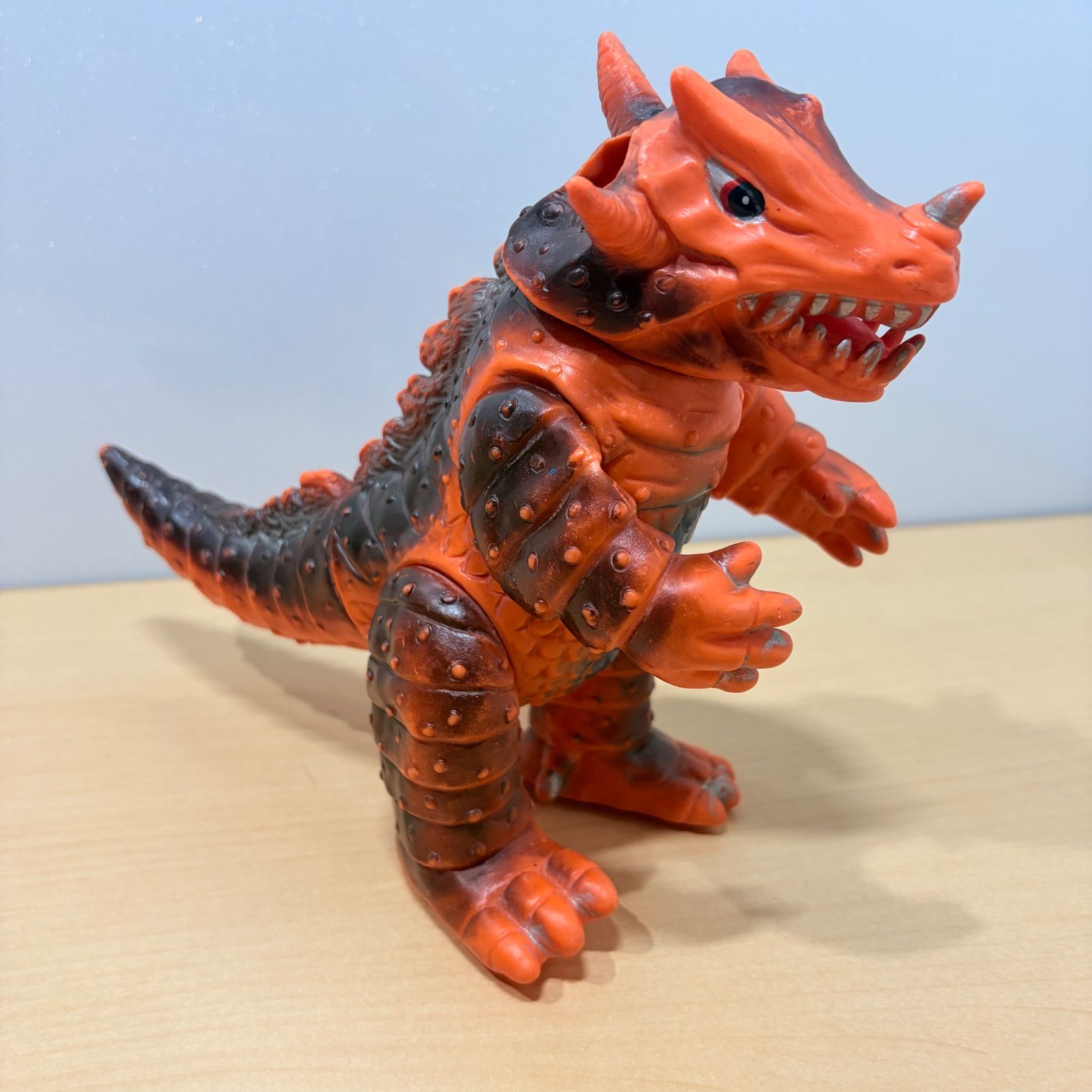 当時物ジャンク】マスダヤ 地中怪獣ゼロン（ゼノン）ソフビ スペクトル