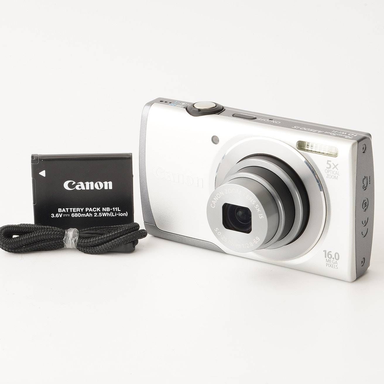 キヤノン Canon PowerShot A3500 IS シルバー 5x 光学ズーム - メルカリ