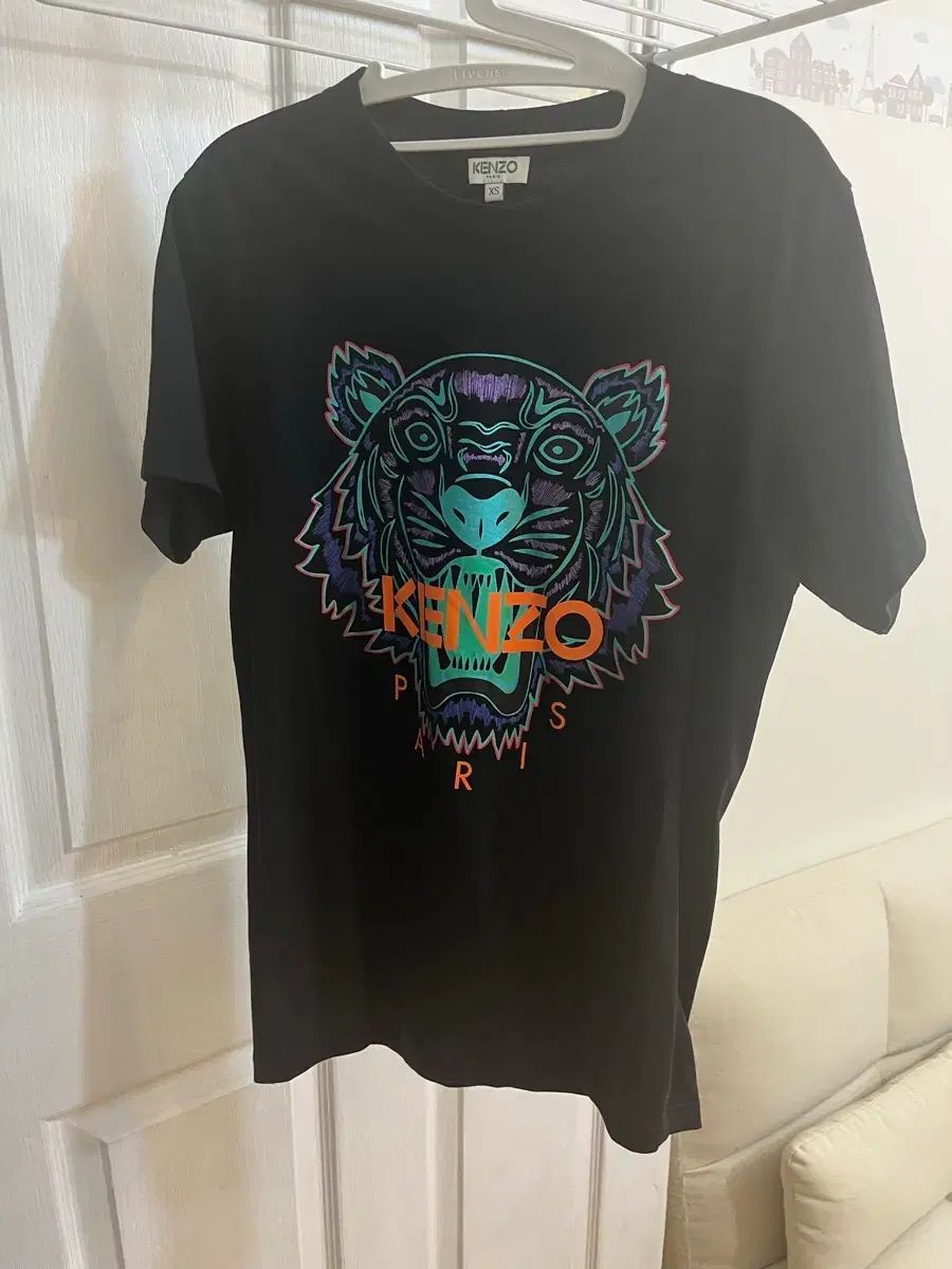 レディース KENZO ケンゾー タイガー 半袖Tシャツ ブラック XS
