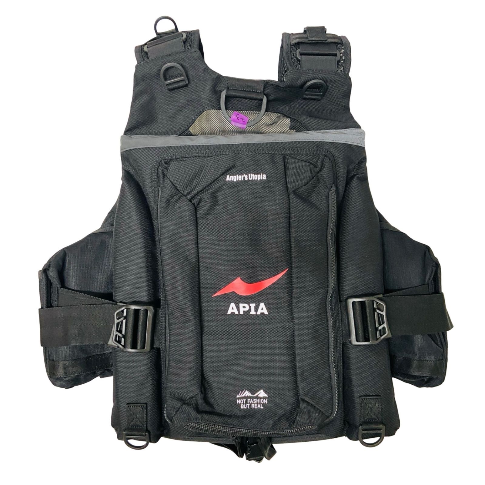 APIA アピア アングラーズサポートベスト Ver.4 ブラック ライフ