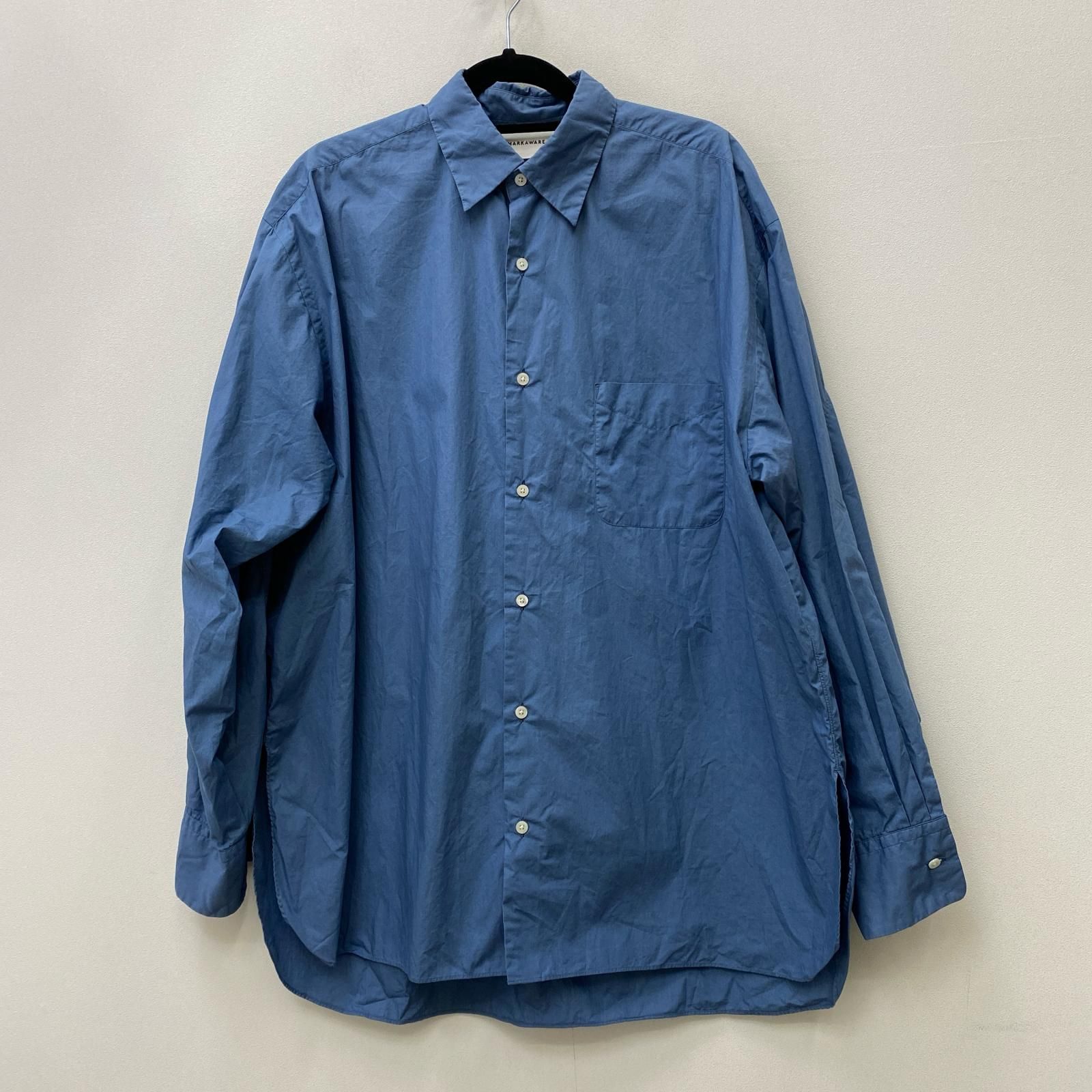 【加古川店】 中古 markaware | マーカウェア 長袖シャツ COMFORT FIT SHIRTS A21A-07SH01C ライトブルー サイズ：2 【104】 8,378円