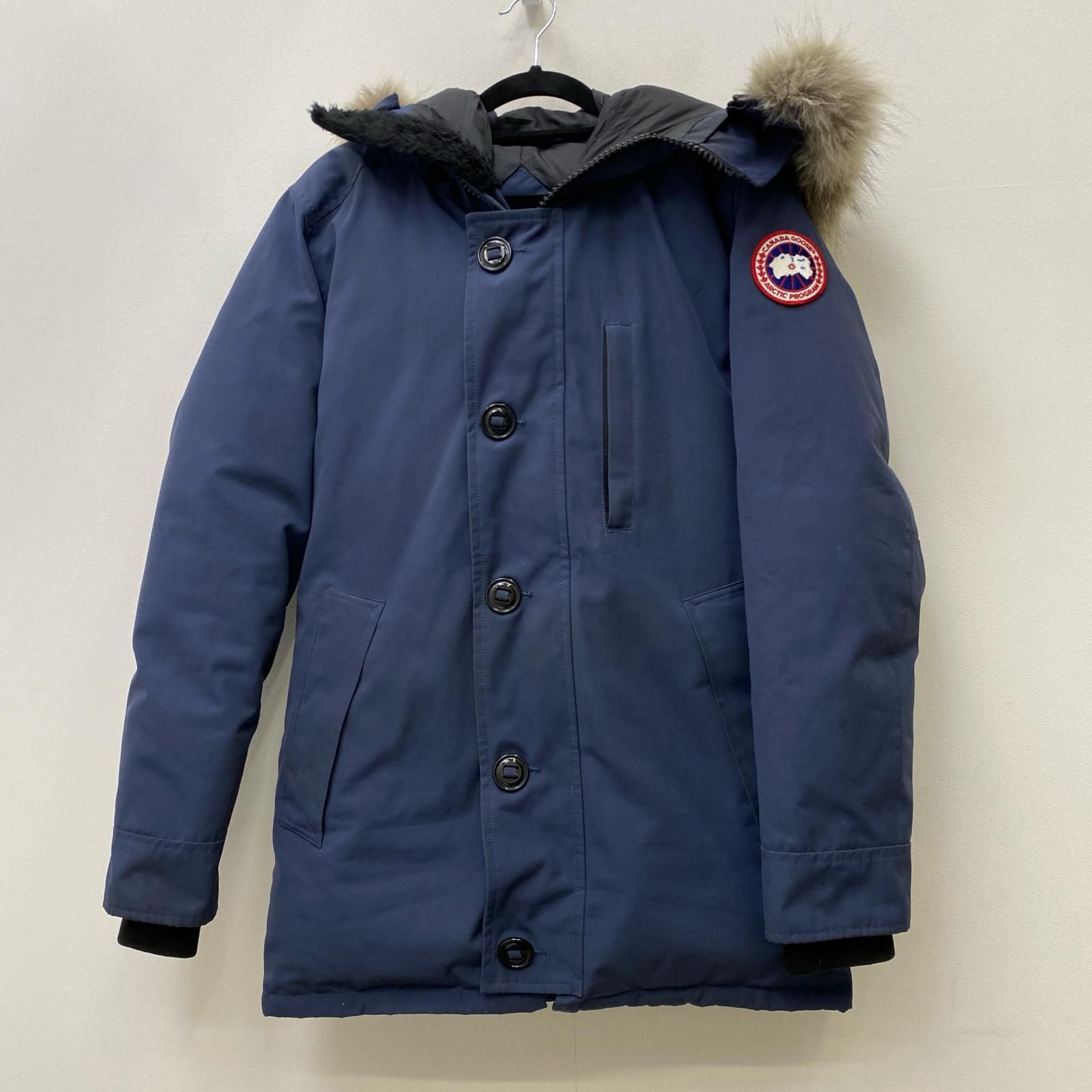 【加古川店】 中古 CANADA GOOSE | カナダグース ダウンジャケット JASPER PARKA 3438JM ネイビー サイズ：XS 【108】