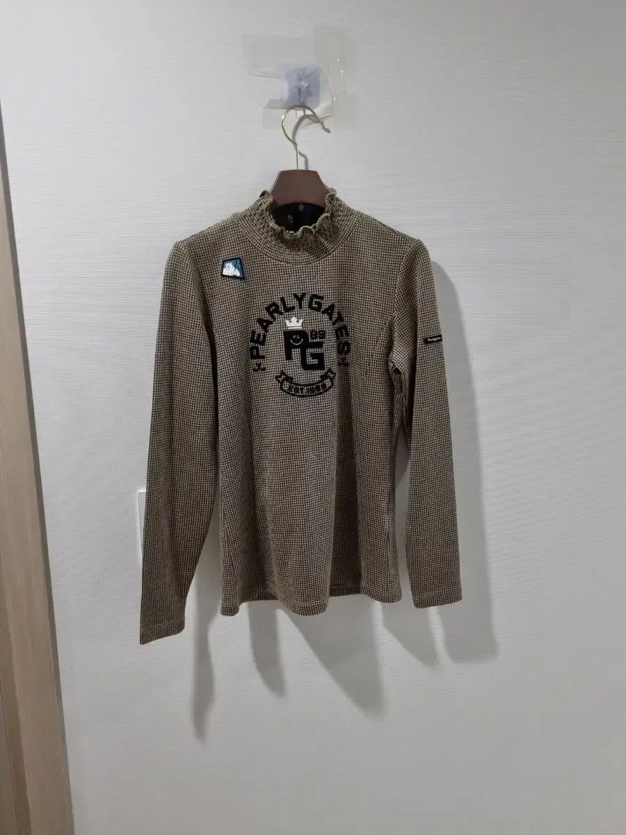 パーリーゲイツ ゴルフウェア レディース 090 ベージュ CHECK Tシャツ