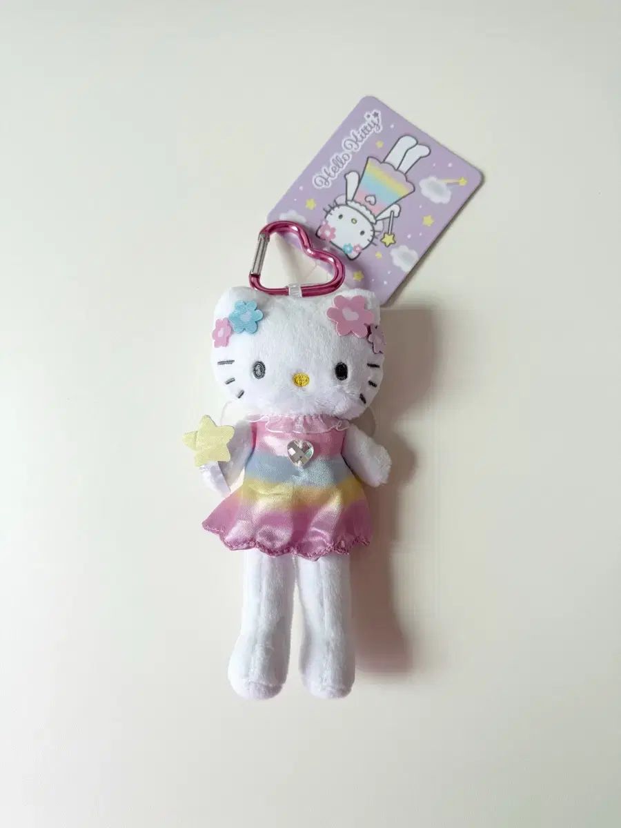 ハローキティ フェアリー キティ キーホルダー ロングダリ ぬいぐるみ kitty サンリオ 古典 カラビナ