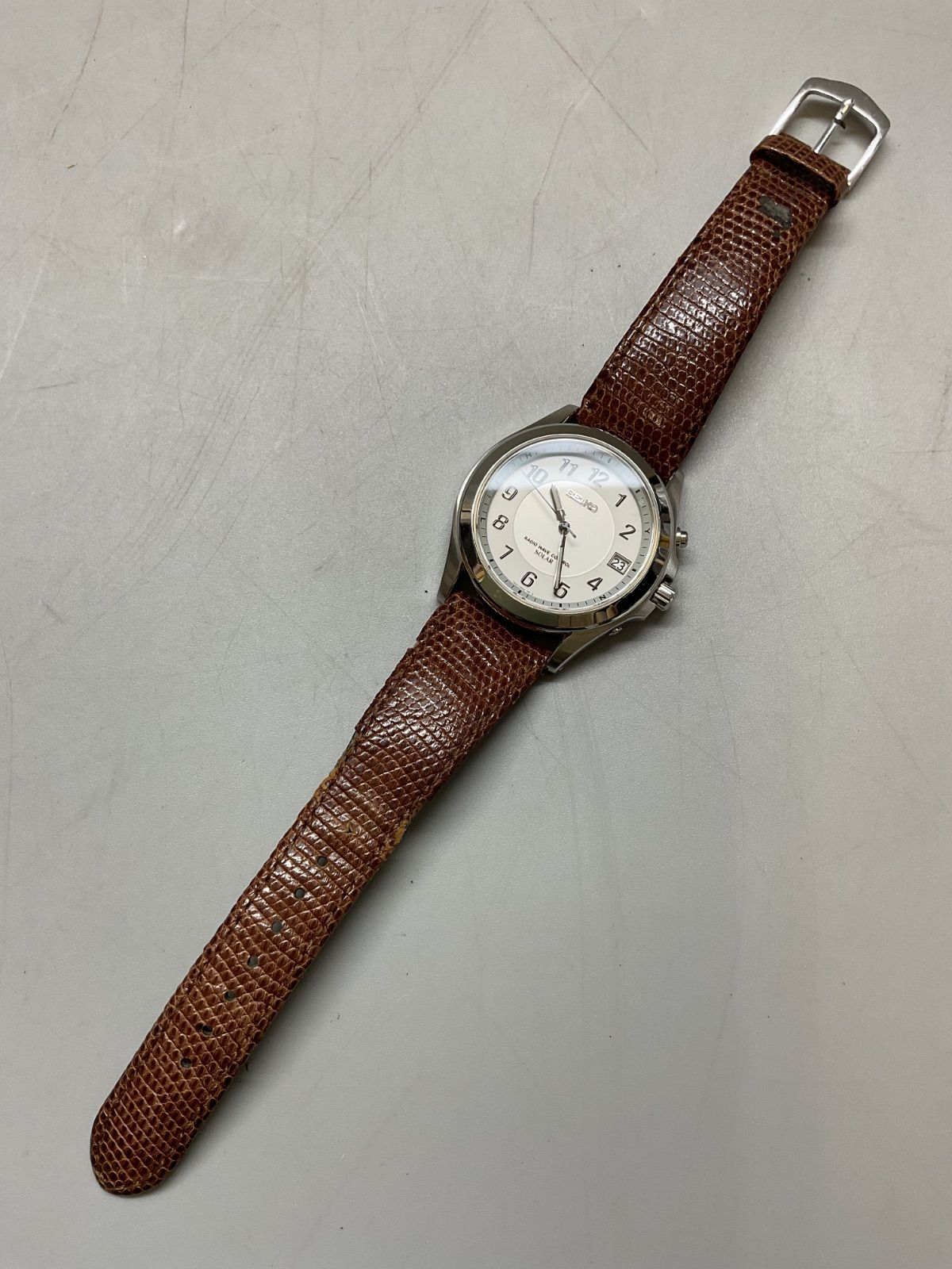 M251 稼動品 セイコー SEIKO 7B22-0AZ0 腕時計 ウォッチ ソーラー