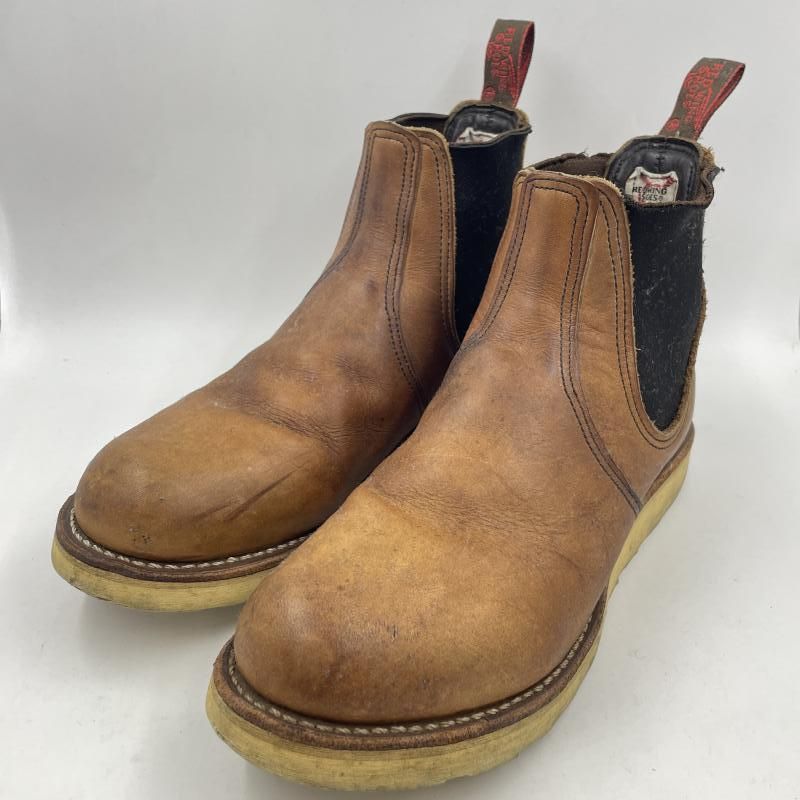 【中古】RED WING クラシックチェルシーブーツ ブラウン サイズ25.5cm 8697 レッドウィング[24]