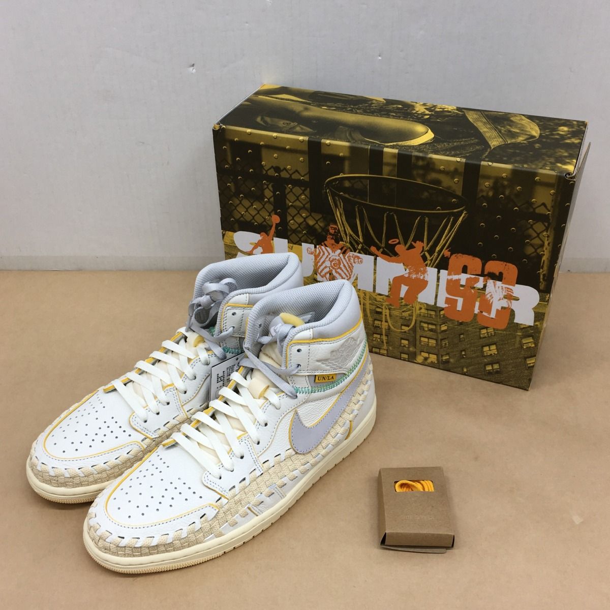 未使用 UNION × Bephies Beauty Supply × NIKE AIR JORDAN 1 HIGH OG 