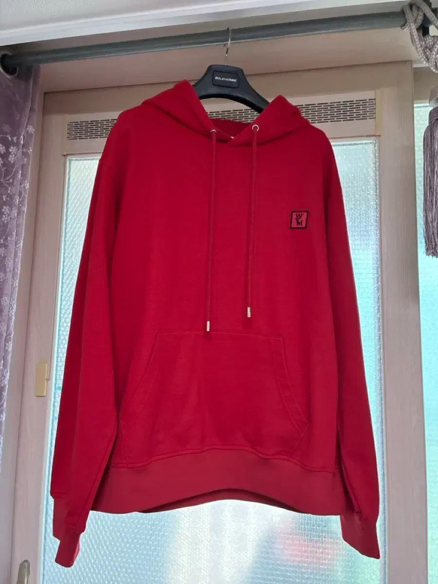 50 WOOYOUNGMI ウーヨンミ 20fw フードTシャツ レッド