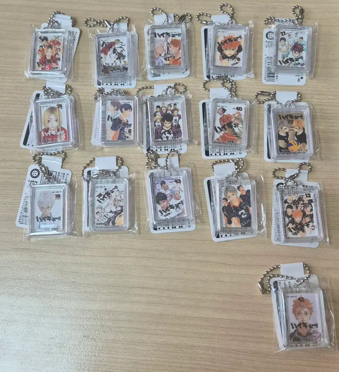 ハイキュー コミックチャーム 漫画本 キーホルダー まとめ出品