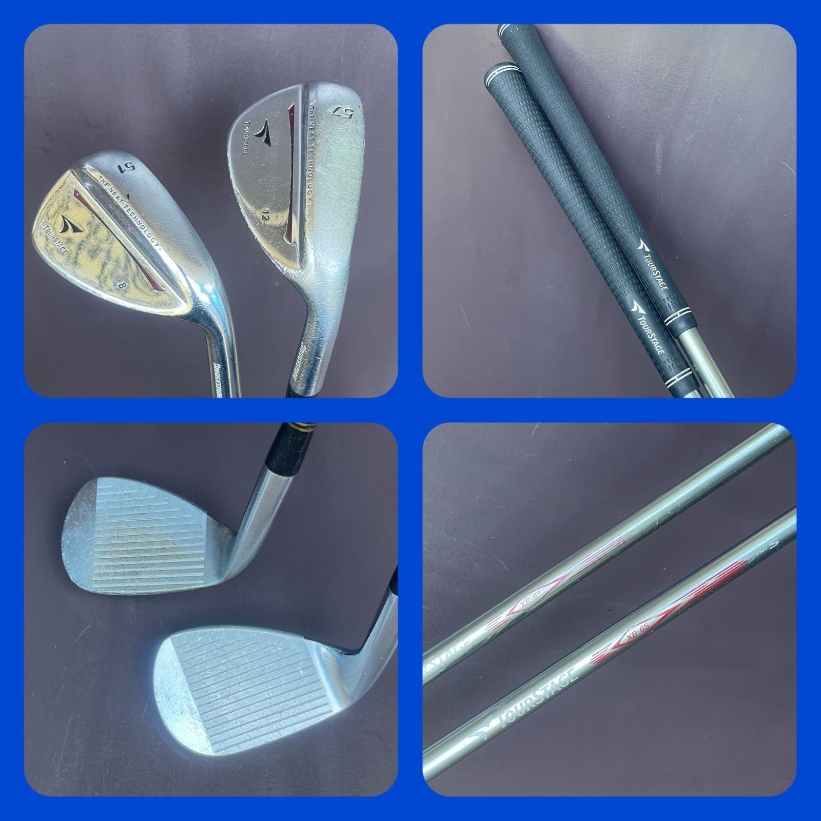 ★送料込み★H赤-3105-001★51度&57度★２本セット★Tourstage★再入荷★カーボンシャフト(フレックスS)★包み込むような構えやすいフォルムで操作性がよくやわらかい球や転がす球をフェアウェイからもバンカーからも操れる名器★