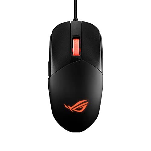 ASUS ゲーミングマウス ROG Strix Impact III (12,000dpi / 59g超軽量 / 左右対称型/有線USB/交換可能なスイッチ/ROGマイクロスイッチ/ROGパラコード / PTFE100%のマウスソール/国内正 6088daf1