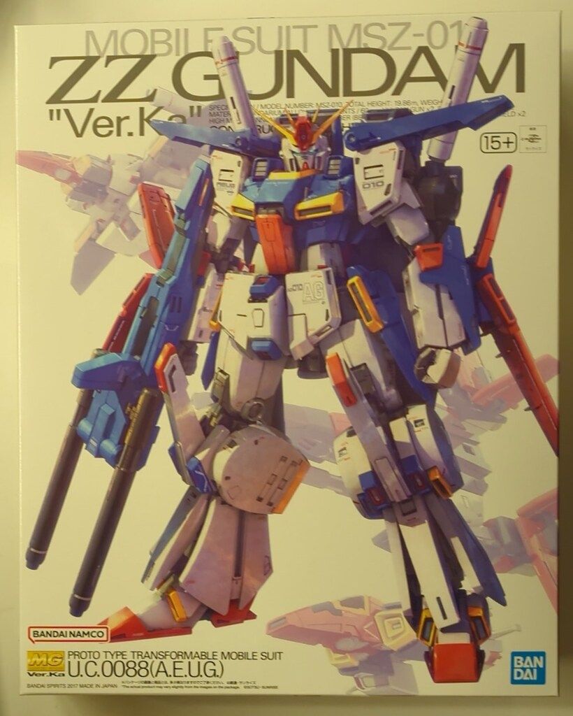 BANDAI SPIRITS MG 機動戦士ガンダムZZ MSZ-010 ダブルゼータガンダム Ver.Ka/15+表記