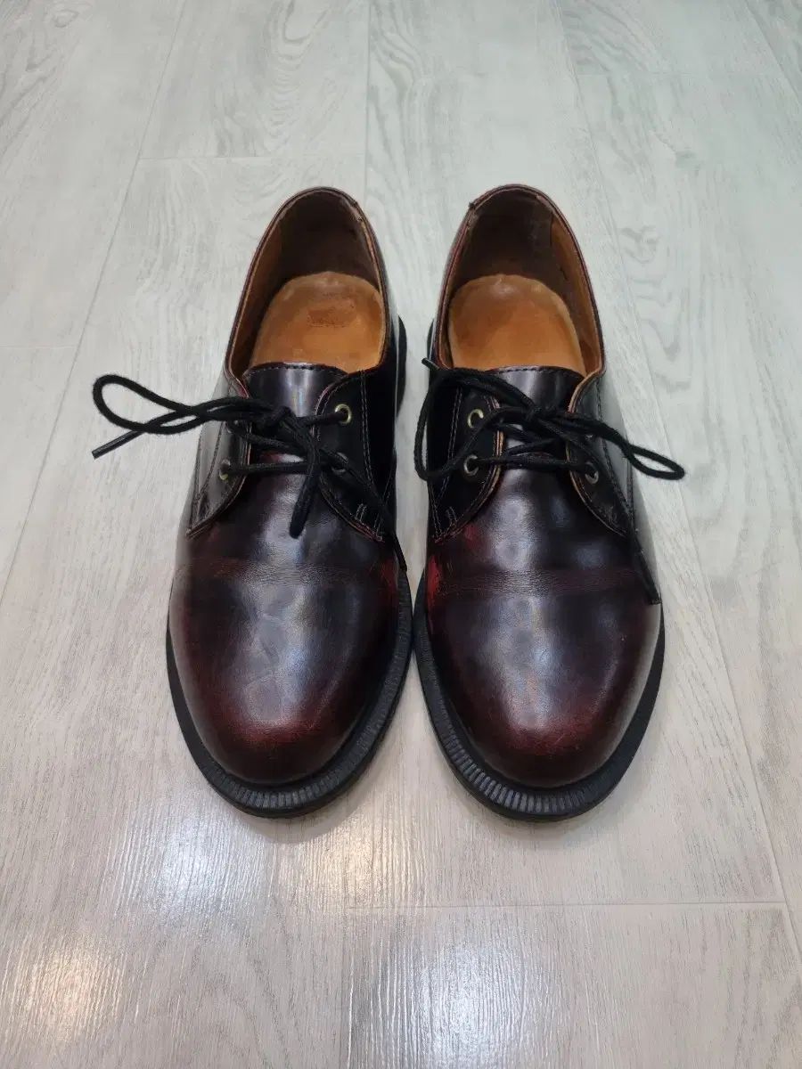 EU38 DR. MARTENS ドクターマーチン ブルックダービーシューズ さくらんぼレッド