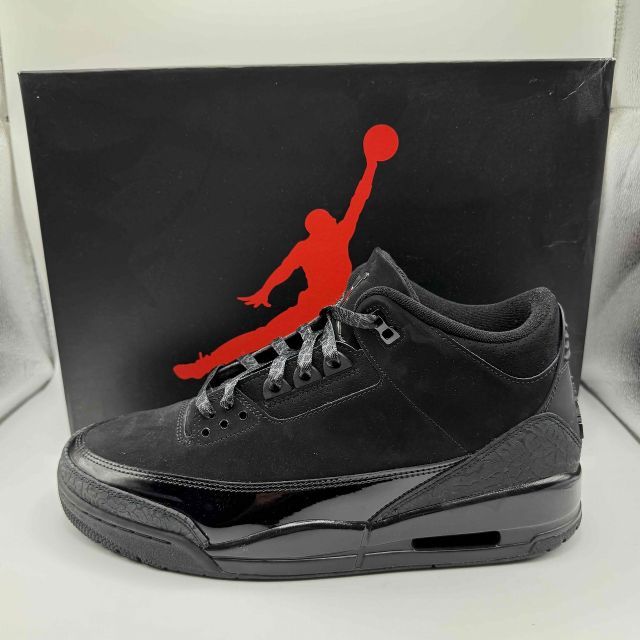 NIKE 2025 AIR JORDAN 3 RETRO BLACK CAT 29.0cm CT8532-001 ナイキ エアジョーダン3レトロ ブラックキャット スニーカー 南堀江店
