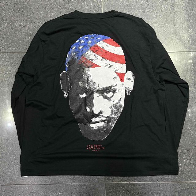 SAPEur USA FLAG HEAD L/S TEE SIZE-XXL サプール 長袖Tシャツ 南堀江店
