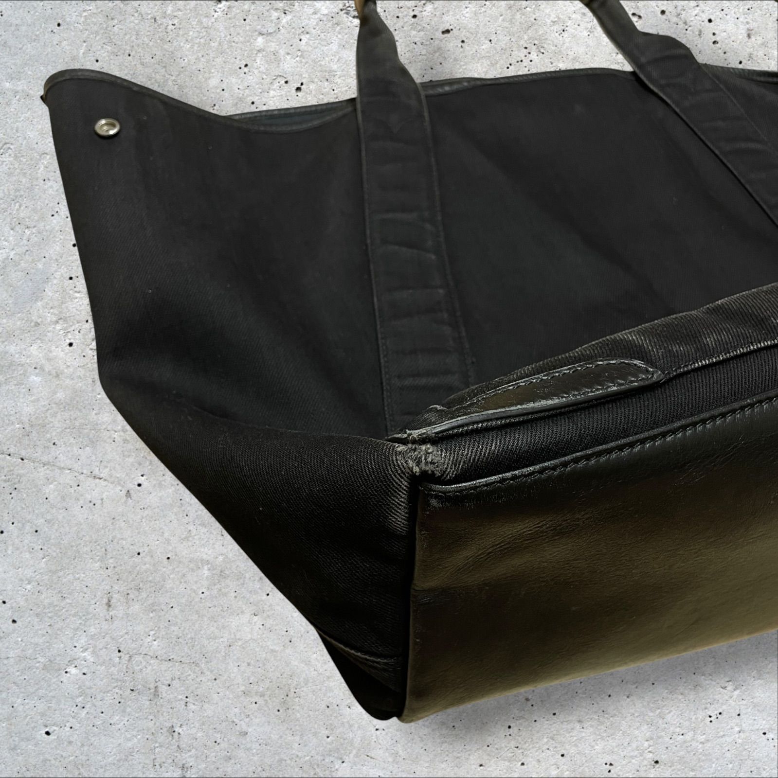 BALENCIAGA キャンバストートバッグ BLACK バレンシアガ ブラック TOTE 