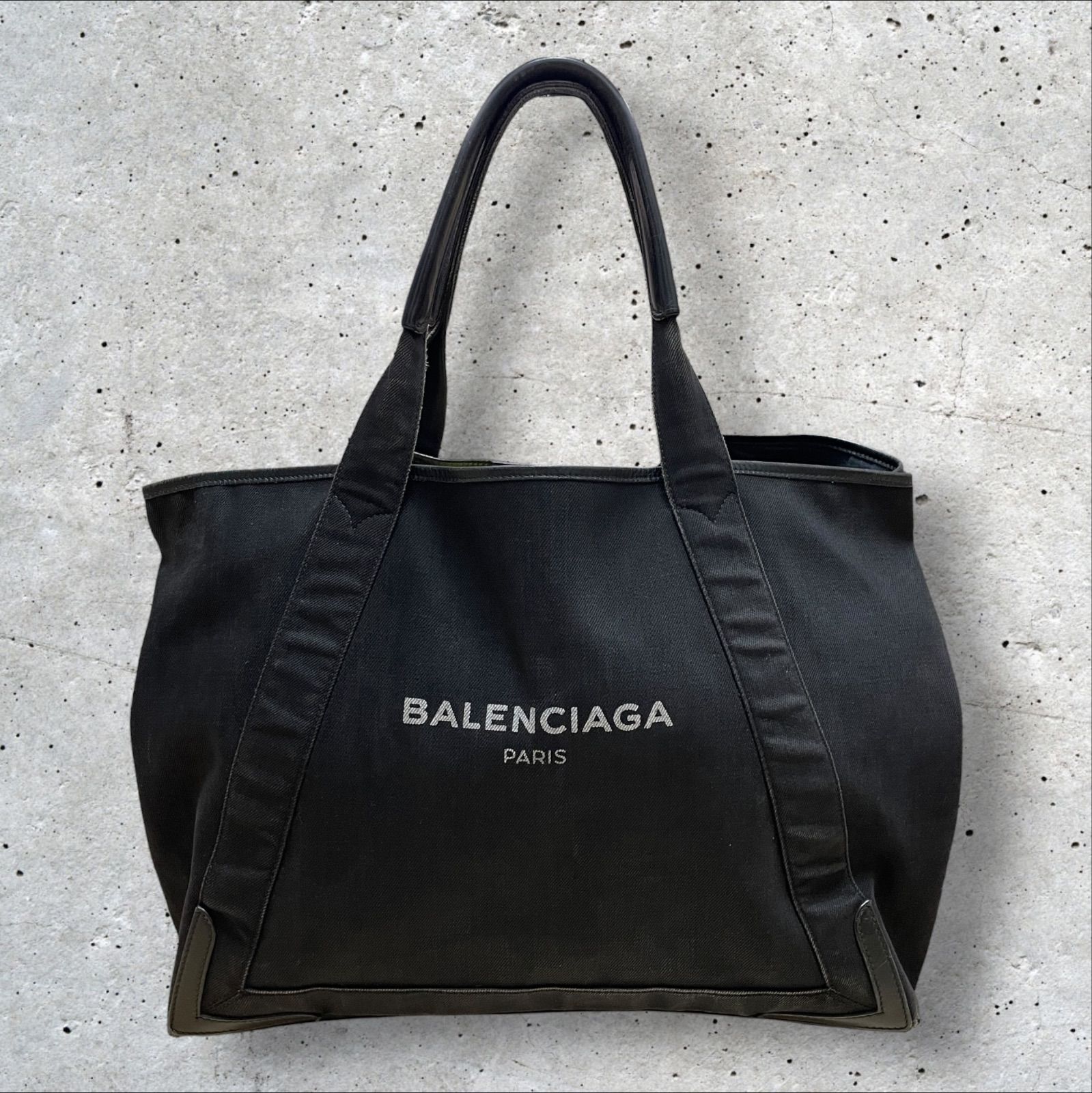 BALENCIAGA 黒キャンバストートバッグ BALENCIAGA キャンバストートバッグ BLACK バレンシアガ ブラック TOTE