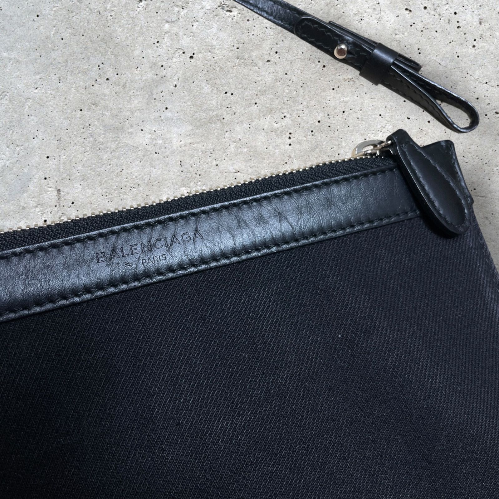 BALENCIAGA キャンバストートバッグ BLACK バレンシアガ ブラック TOTE 