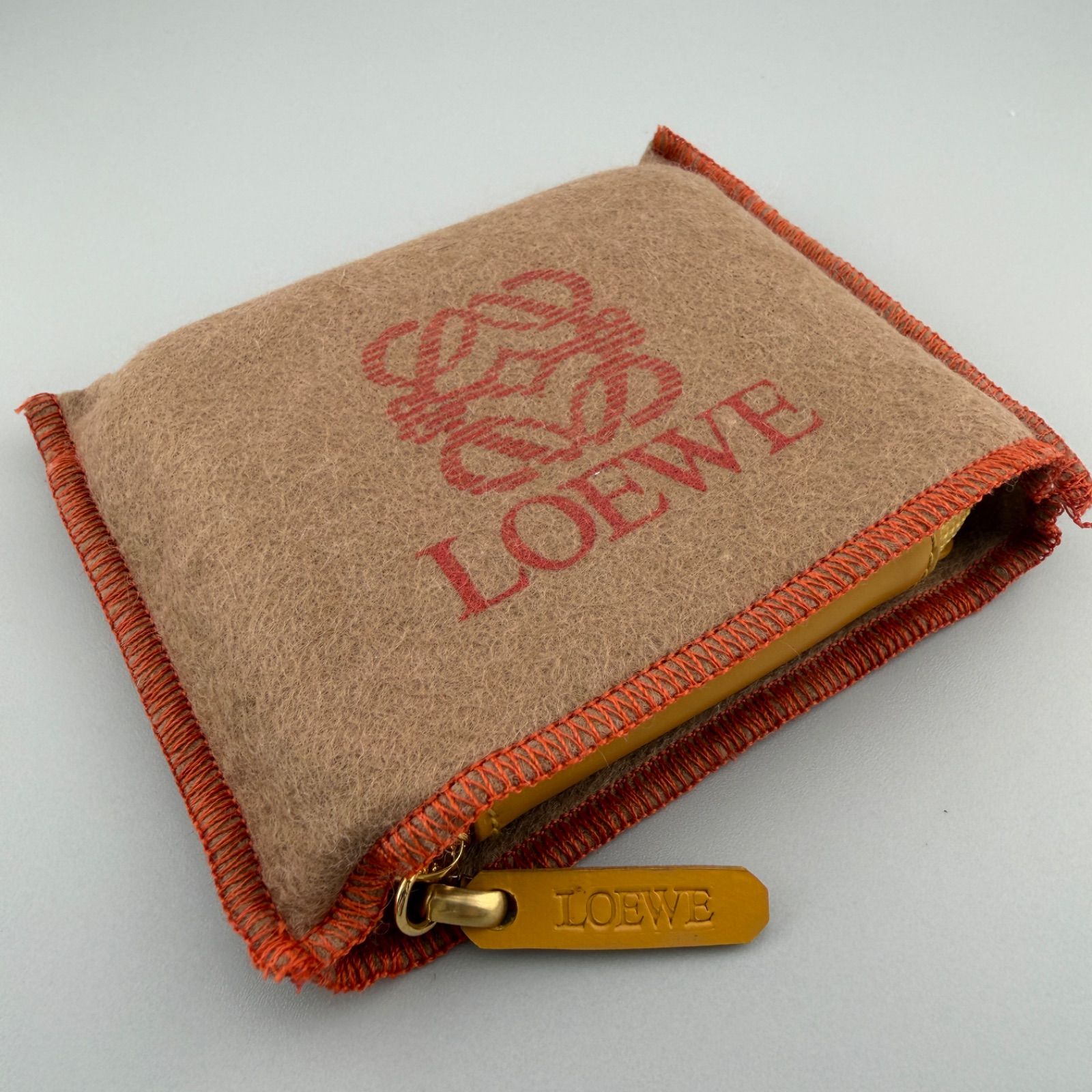 LOEWE ロエベ アナグラム コインケース 小銭入れ イエロー系 美品 