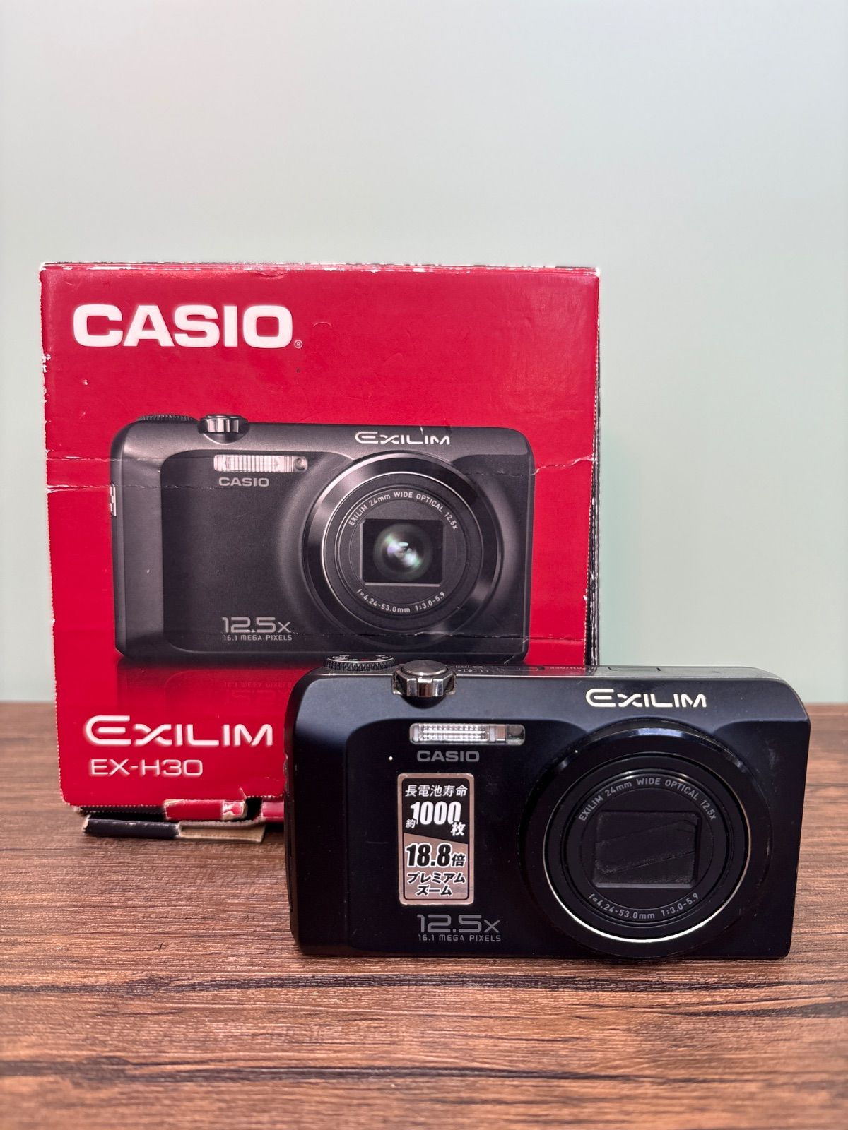 ジャンク品 通電のみ CASIO EX–H30 EXILIM デジカメ 現状品 送料無料