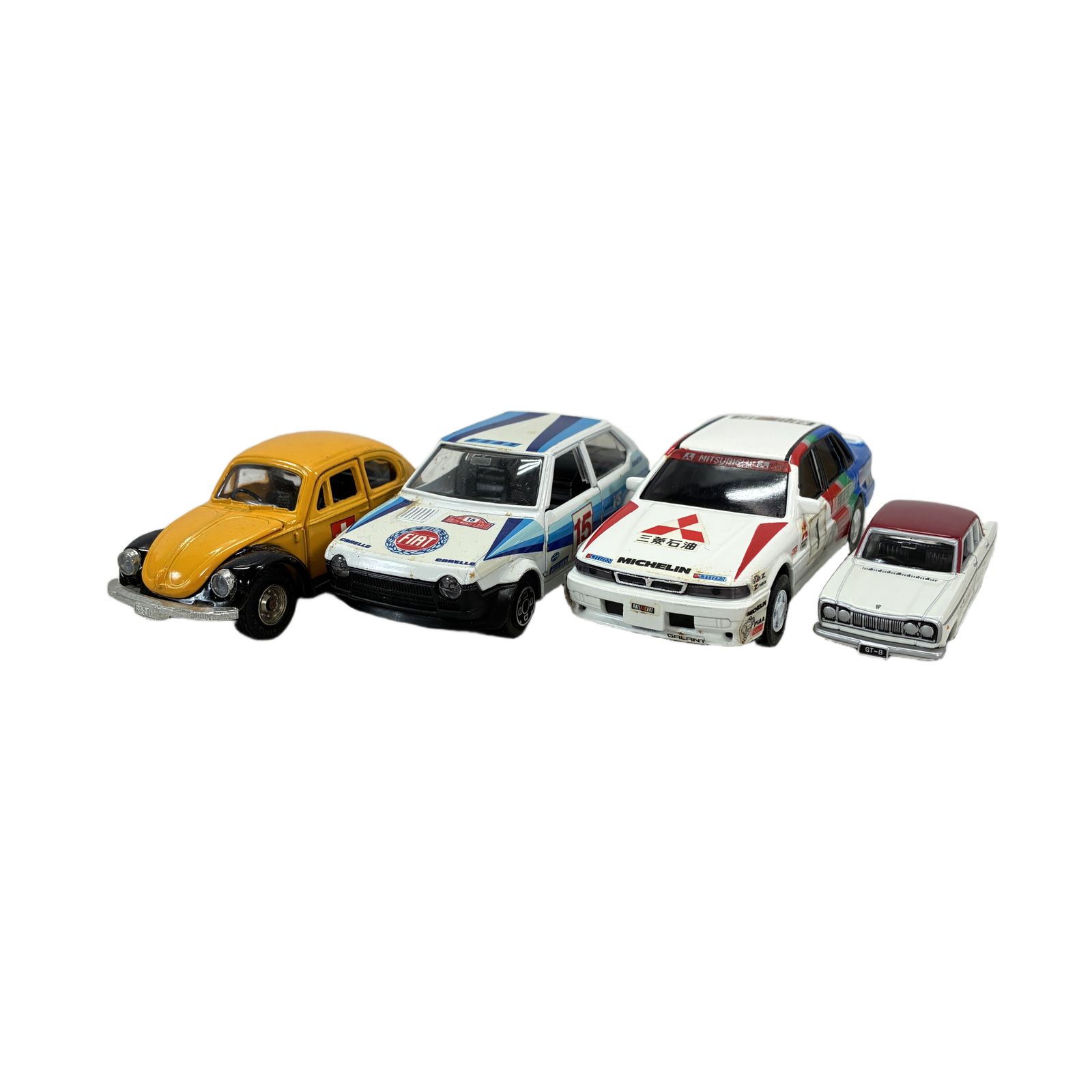burago cod 4168 FIAT RITMO ABARTH MITSUBISHI GALANT など 4点おまとめ ミニカー ジャンク W11268927