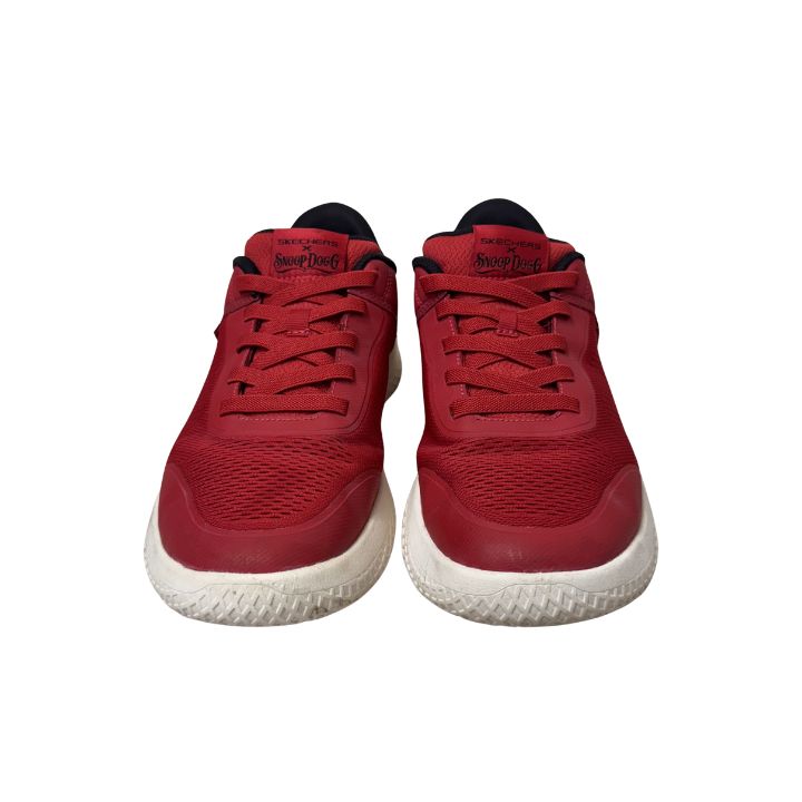 Skechers × Snoop Dogg スケッチャーズ スヌープドッグ コラボ スリップインズスニーカー レッド 26.0cm