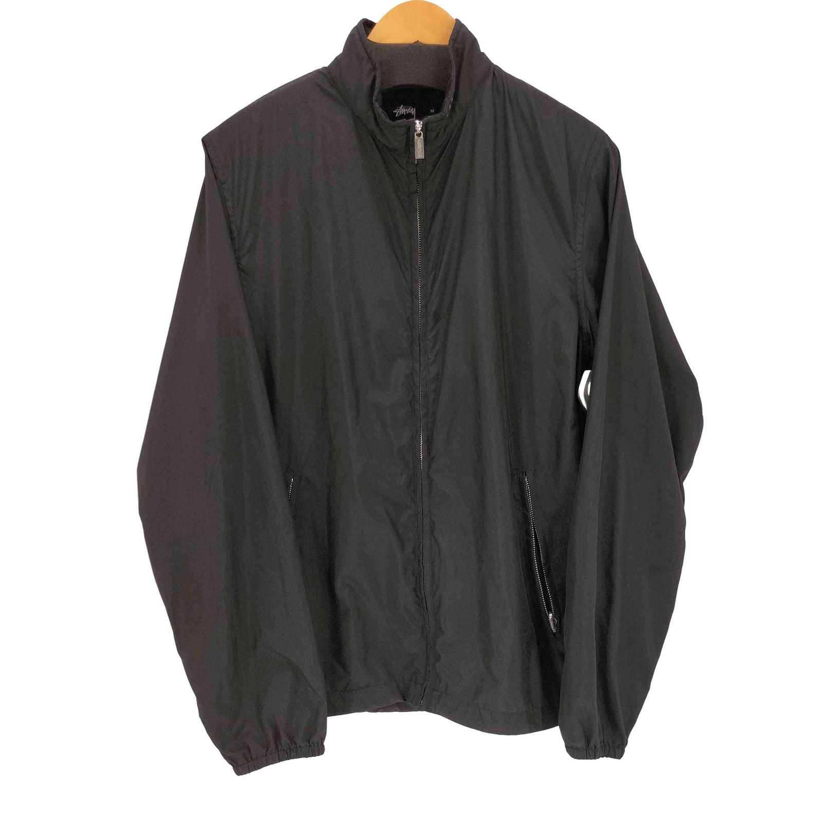 ステューシー Stussy ネックプリントナイロンジップアップジャケット 