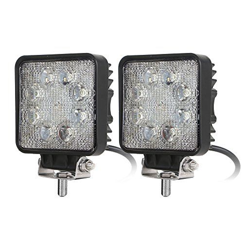 カシムラ LEDワークライト角 8灯 24W 白色 2個セット 1560lm 6000K ノイズ対策 IP67 DC12/24V NML-118as 7fe67fa5