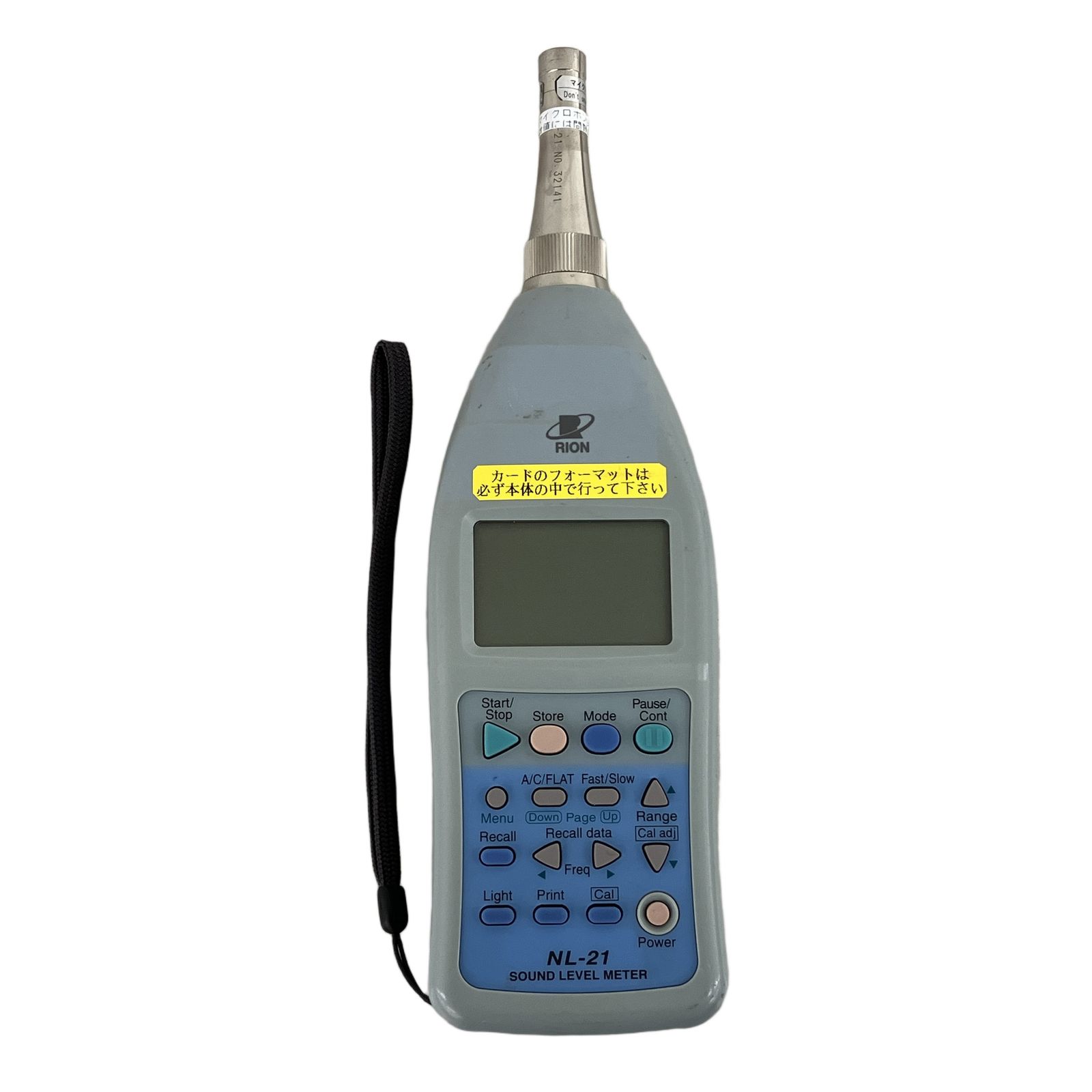 RION リオン NL-21 検定付 積分型普通騒音計 SOUND LEVEL METER サウンドレベルメーター 計測器 ジャンク K11073286