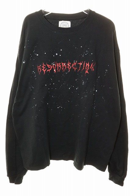 サミット SOMEIT 23AW RE VINTAGE L/S TEE BLACK M ビンテージ ロンT ロゴ プリント 長袖 ブラック 【ブランド古着ベクトル】【中古】●260531