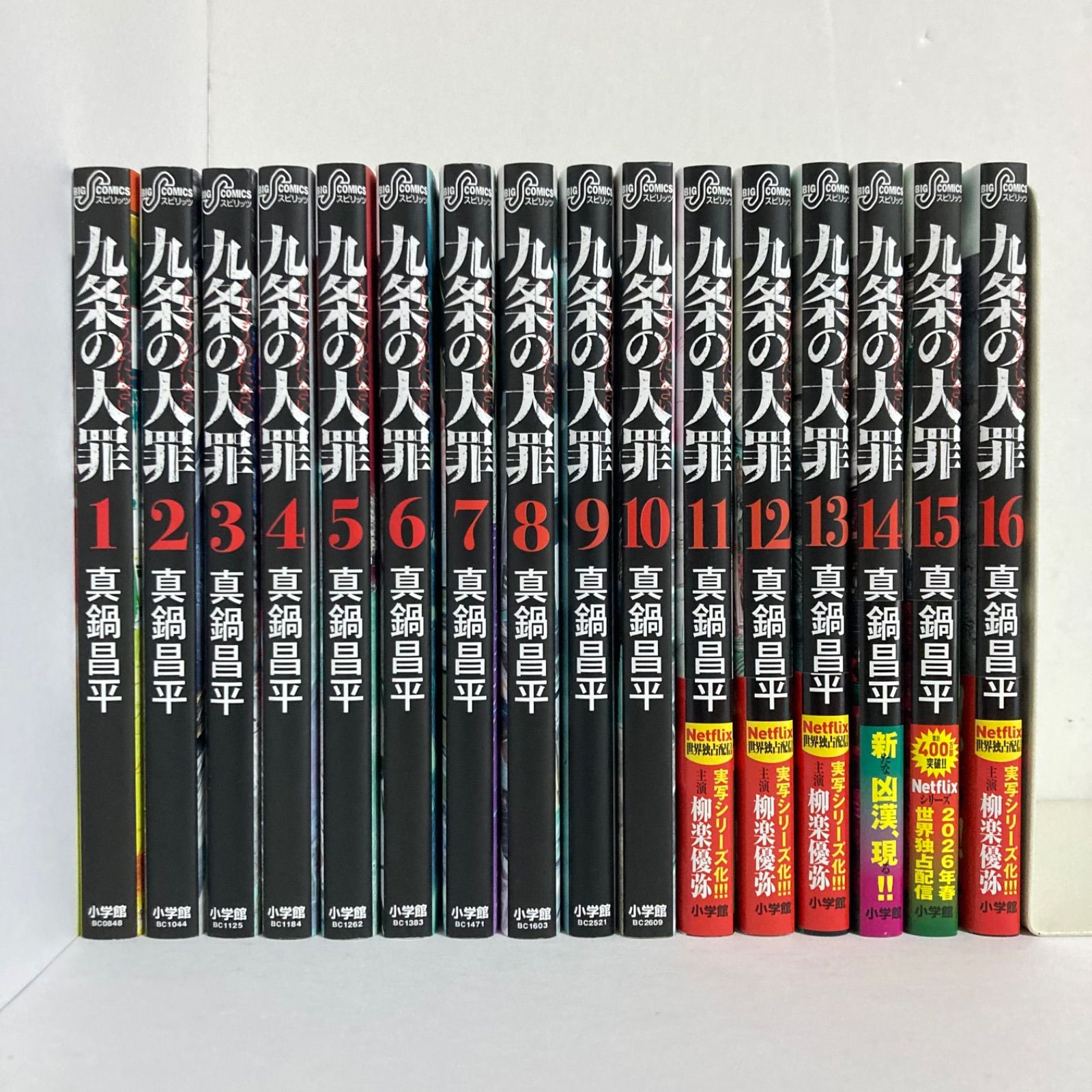 九条の大罪 全巻セット 1-16巻 (ビッグコミックス) ／真鍋 昌平