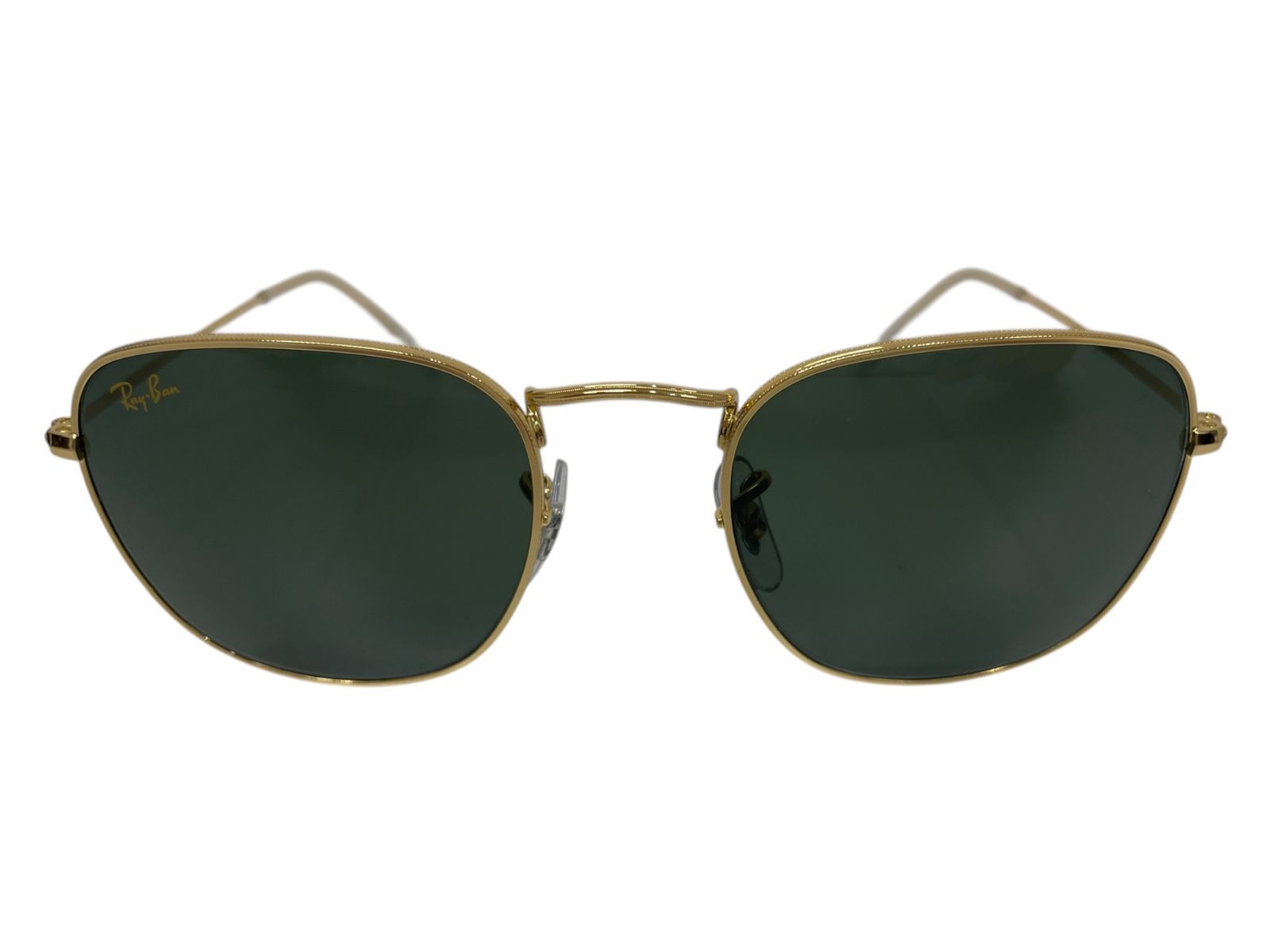Ray-Ban (レイバン) FRANK フランク サングラス イタリア製 RB3857 51□20 145 グリーン×ゴールド メンズ/025
