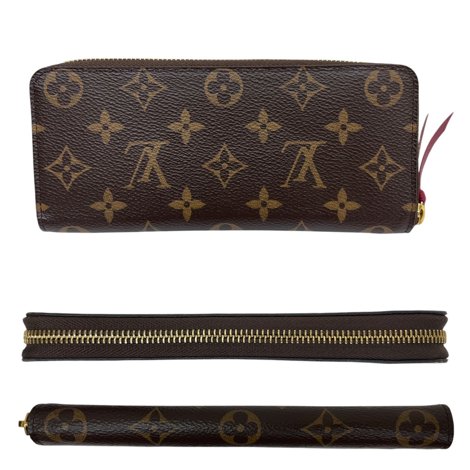 LOUIS VUITTON (ルイヴィトン) ポルトフォイユクレマンス モノグラム 