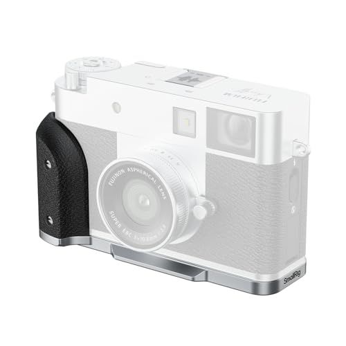 SmallRig Xハーフ L字グリップ FUJIFILM対応 X Halfカメラ用 Arca対応クイックリリースプレート内蔵 軽量エルゴノミックシリコンハンドル ホットシューカバー付き(シルバー) - 5216e d3921cf6