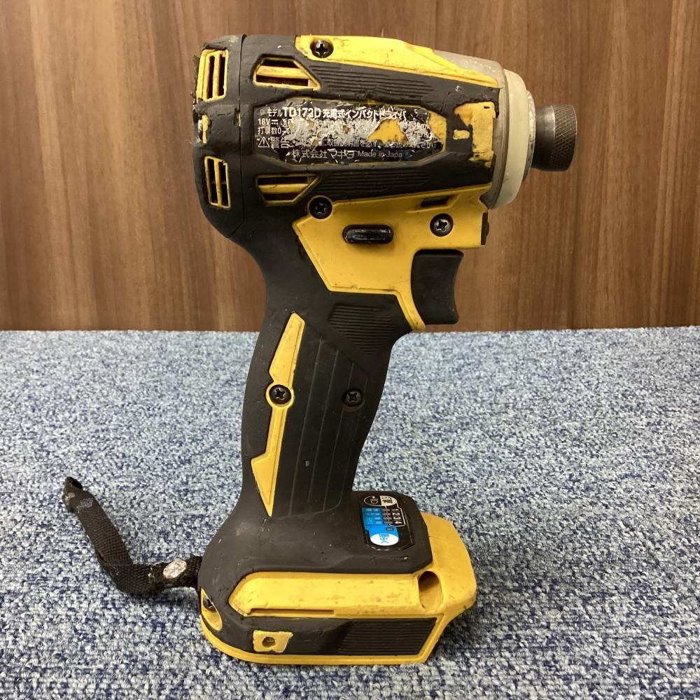 【中古】makita/マキタ TD172DZFY 18V充電式インパクトドライバ ※ライト点灯不良 【201】