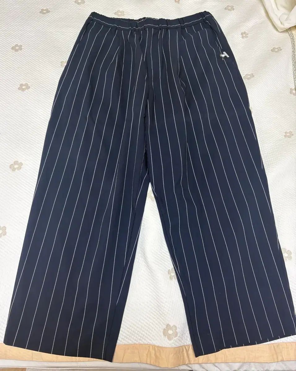 GU メゾンミハラヤスヒロ ストライプ ワイド パンツ / XL