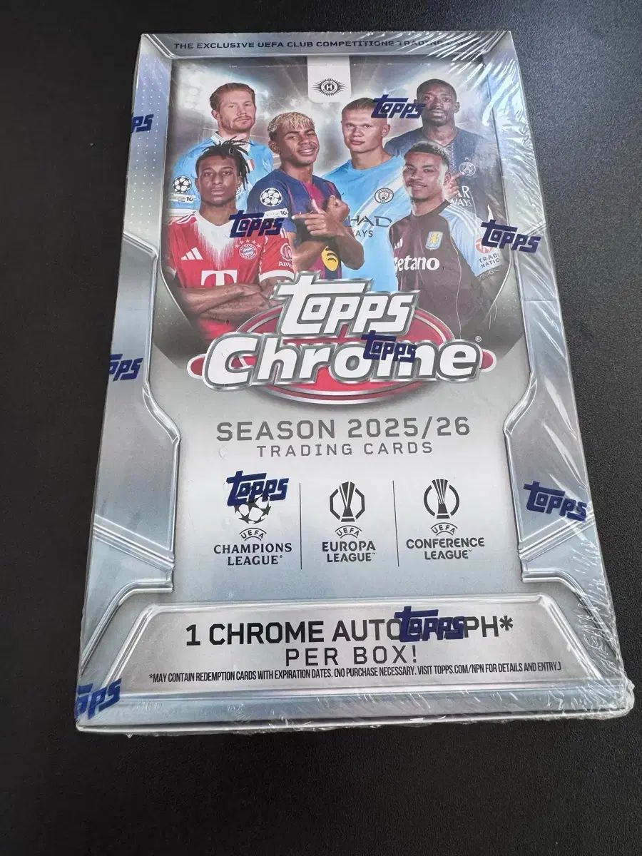 新作 TOPPS クロム 2025/26 シーズン 下 ボックス