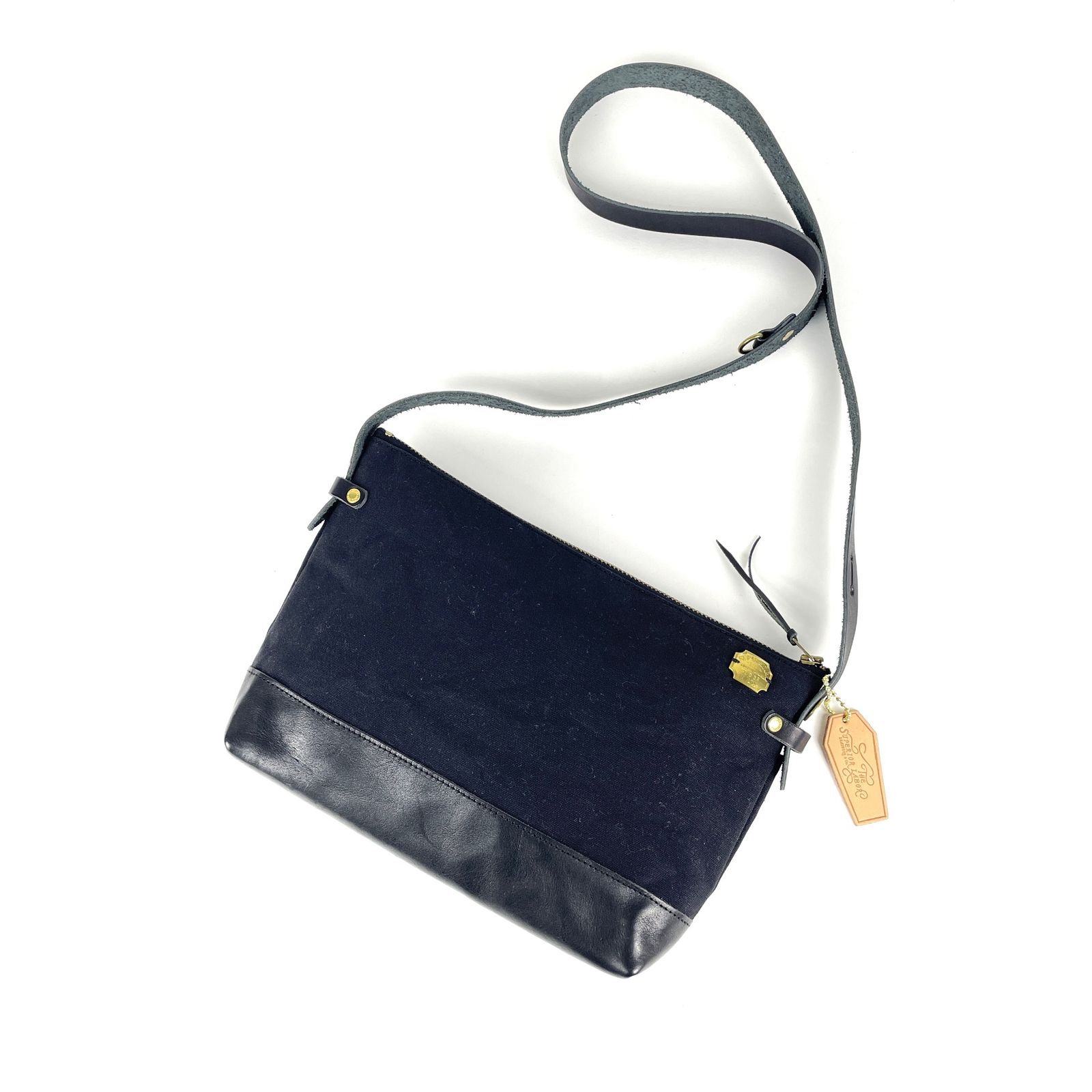 The Superior Labor ショルダーバッグ レザー キャンバス THE SUPERIOR 