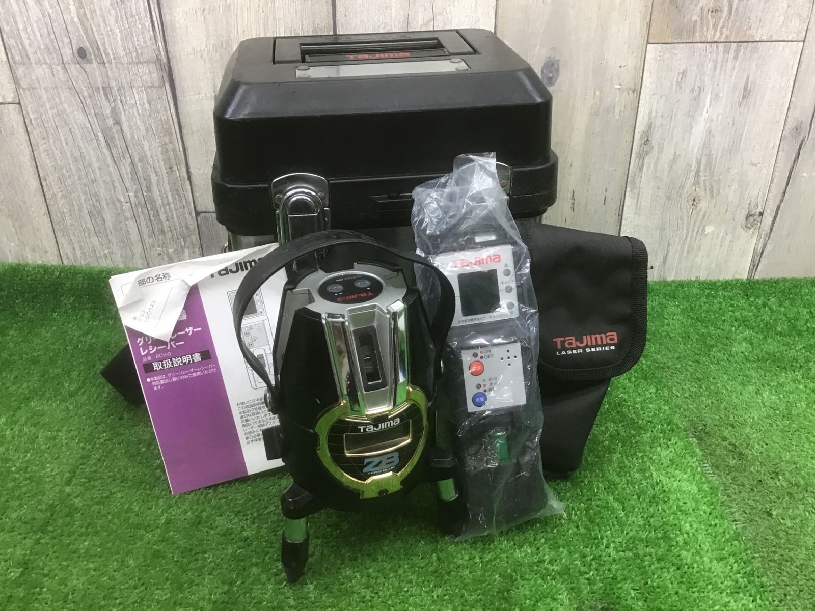 【中古動作品】タジマTajima レーザー墨出し器 ZEROB-KJY　受光器付　ブルーグリーンレーザー♪アクトツール富山店♪SC