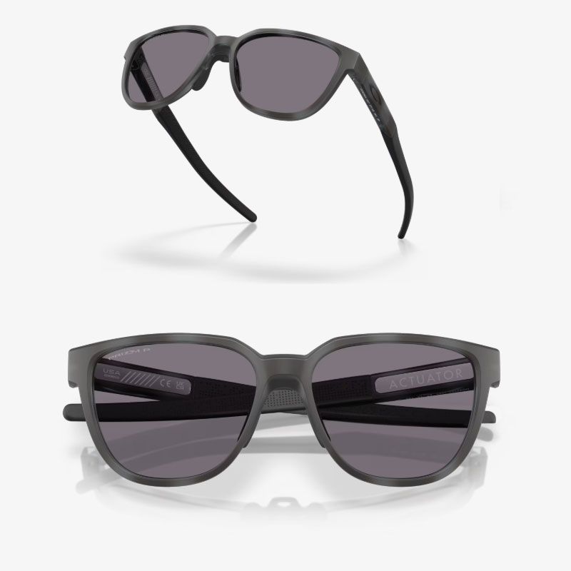 オークリー サングラス OAKLEY ACTUATOR アクチュエーター OO9250A-1057 Prizm Grey Pola , Mt Transparent Stonewash Tortoise 偏光 Low Bridge Fit 日本正規品