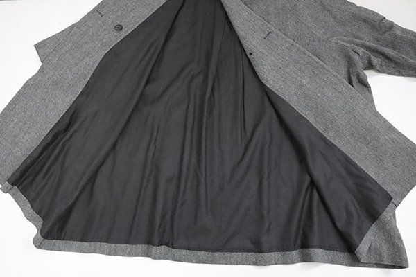 美品* ARTS & SCIENCE ◆ Big balloon coat ヘリンボーン ビッグバルーン コート サイズ1 黒 アーツ&サイエンス ◆MU16