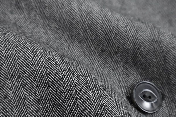美品* ARTS & SCIENCE ◆ Big balloon coat ヘリンボーン ビッグバルーン コート サイズ1 黒 アーツ&サイエンス ◆MU16