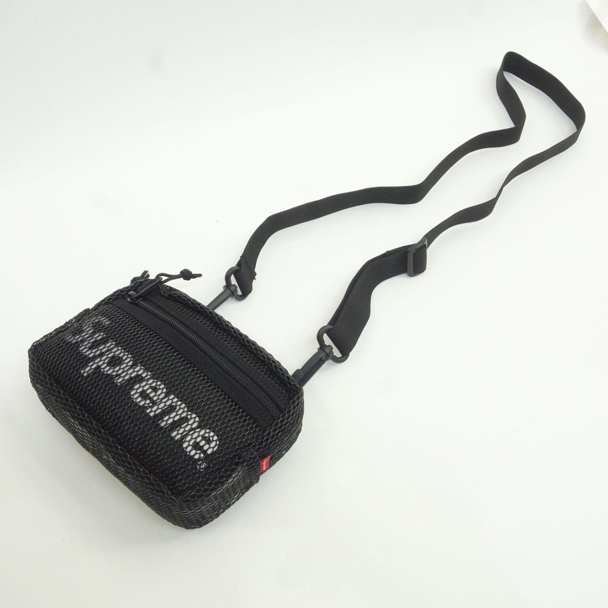 Supreme メッシュ ショルダーバッグ ブラック Supreme シュプリーム 20SS Mesh Shoulder Bag メッシュショルダー