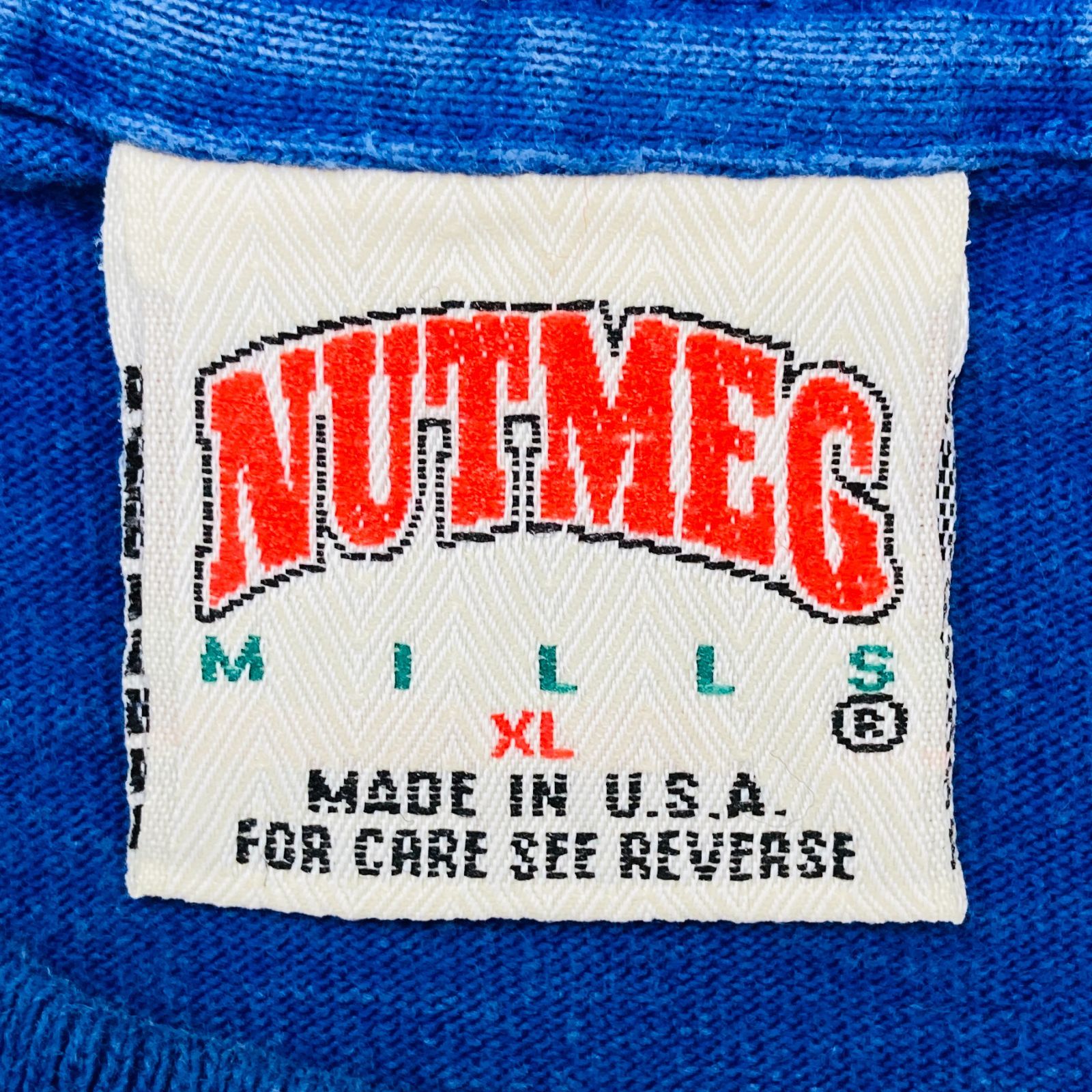 90s NUTMEG MILLS NFL GIANTS ジャイアンツ Tシャツ XL USA製 アメフト ヴィンテージ 刺繍ロゴ ナツメグ #K045-24 90s NUTMEG MILLS NFL GIANTS ジャイアンツ Tシャツ XL USA製 アメフト ヴィンテージ 刺繍ロゴ ナツメグ #K045-24