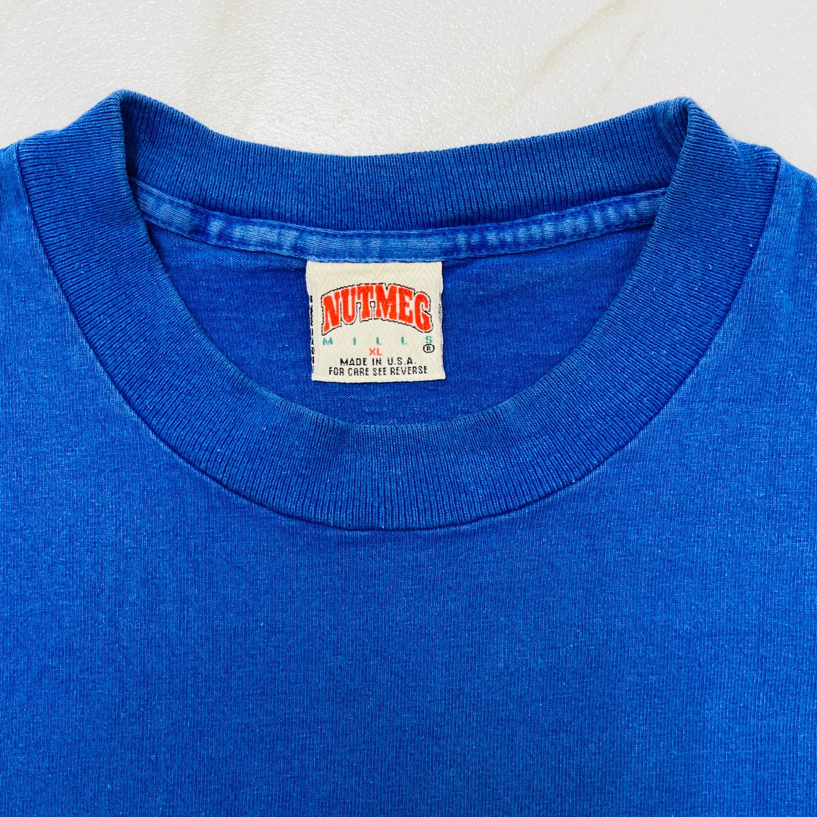 90s NUTMEG MILLS NFL GIANTS ジャイアンツ Tシャツ XL USA製 アメフト ヴィンテージ 刺繍ロゴ ナツメグ #K045-24 90s NUTMEG MILLS NFL GIANTS ジャイアンツ Tシャツ XL USA製 アメフト ヴィンテージ 刺繍ロゴ ナツメグ #K045-24