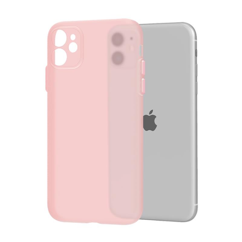 iPhone XR クリアケース ピンク ストラップホール付 耐衝撃 - メルカリ