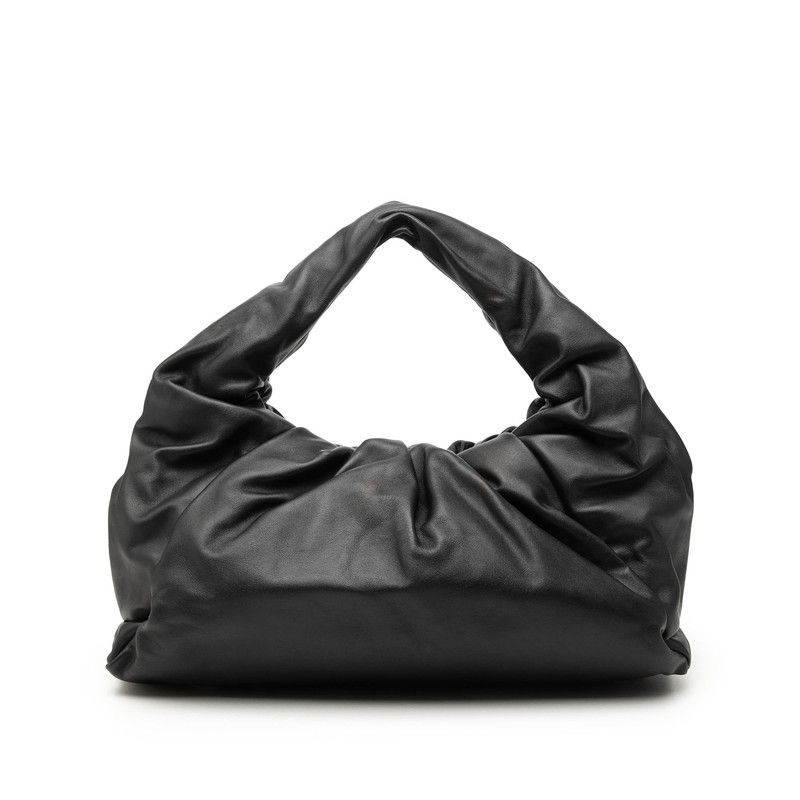 ボッテガヴェネタ ザ ショルダーポーチ ハンドバッグ ブラック レザー レディース BOTTEGAVENETA【1-0269473】