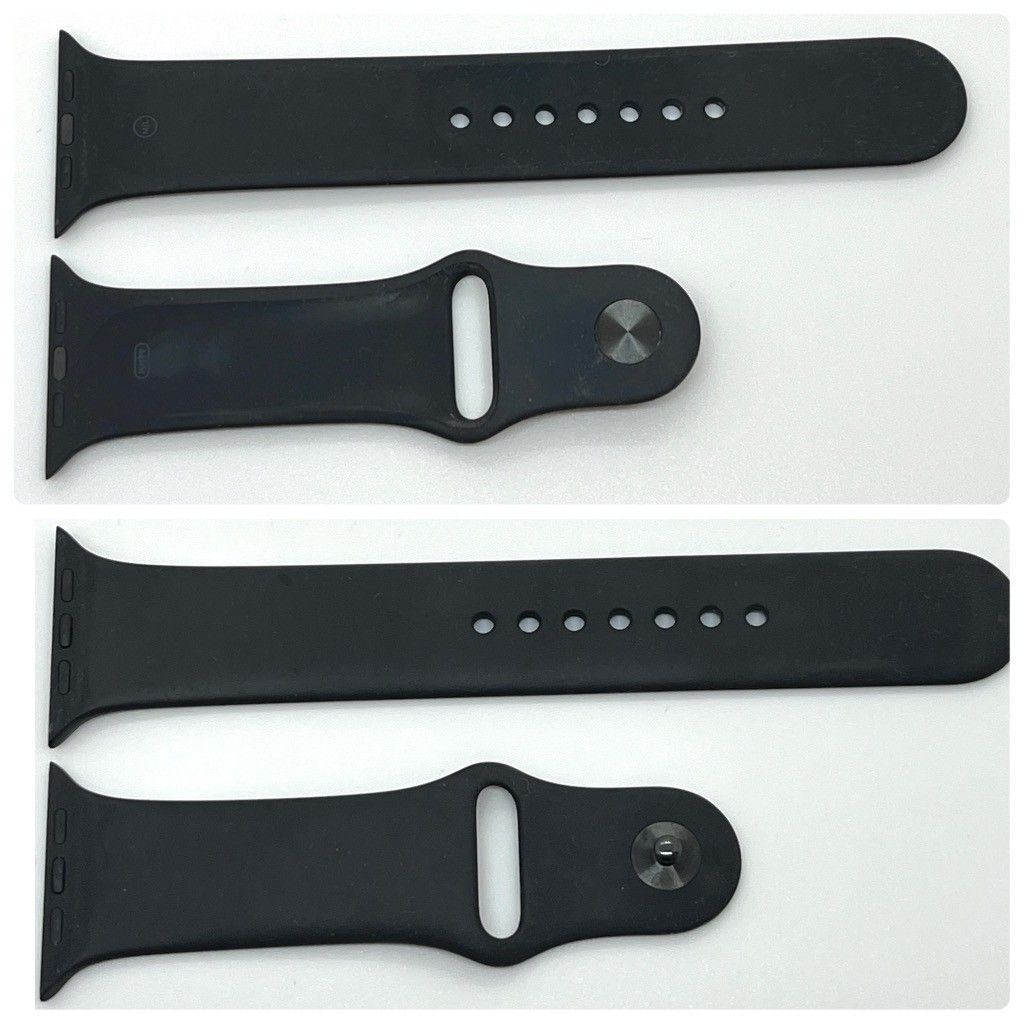 Apple Watch Series6 GPS 44mm アルミニウム バッテリー79% M00H3J/A スペースグレイ バンドM/L A2292 本体 中古 S416